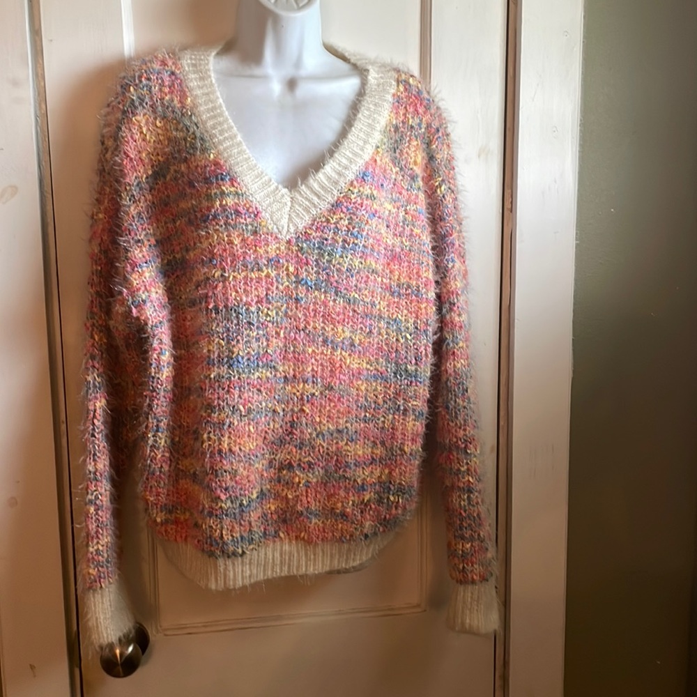 La miel eyelash sweater size M/L